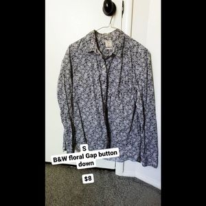 Floral Print Button Down